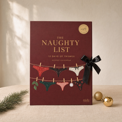 Thongmas 12-day thong advent calendar box, closed